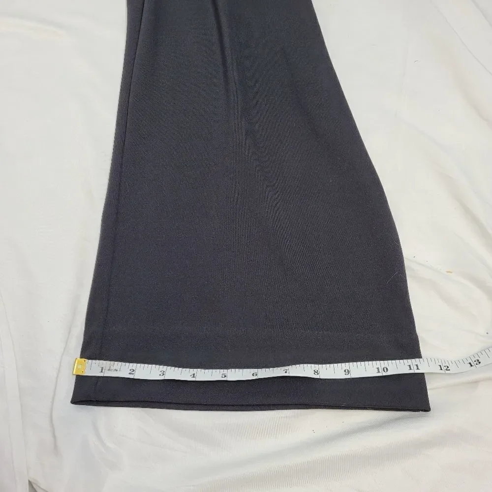 VINTAGE 90s black jumpsuit tank top wide‎ leg crop adjustable straps L